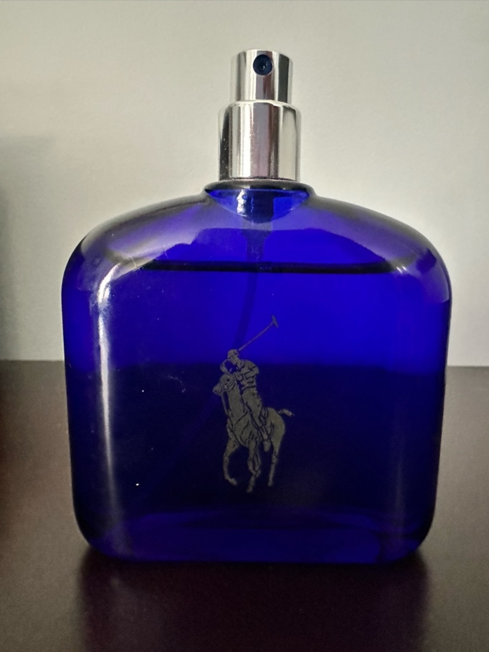 POLO Ralph Lauren Blue Eau de Toilette Natural Spray for Men 4.2 Fl oz 85% Full - Picture 3 of 5